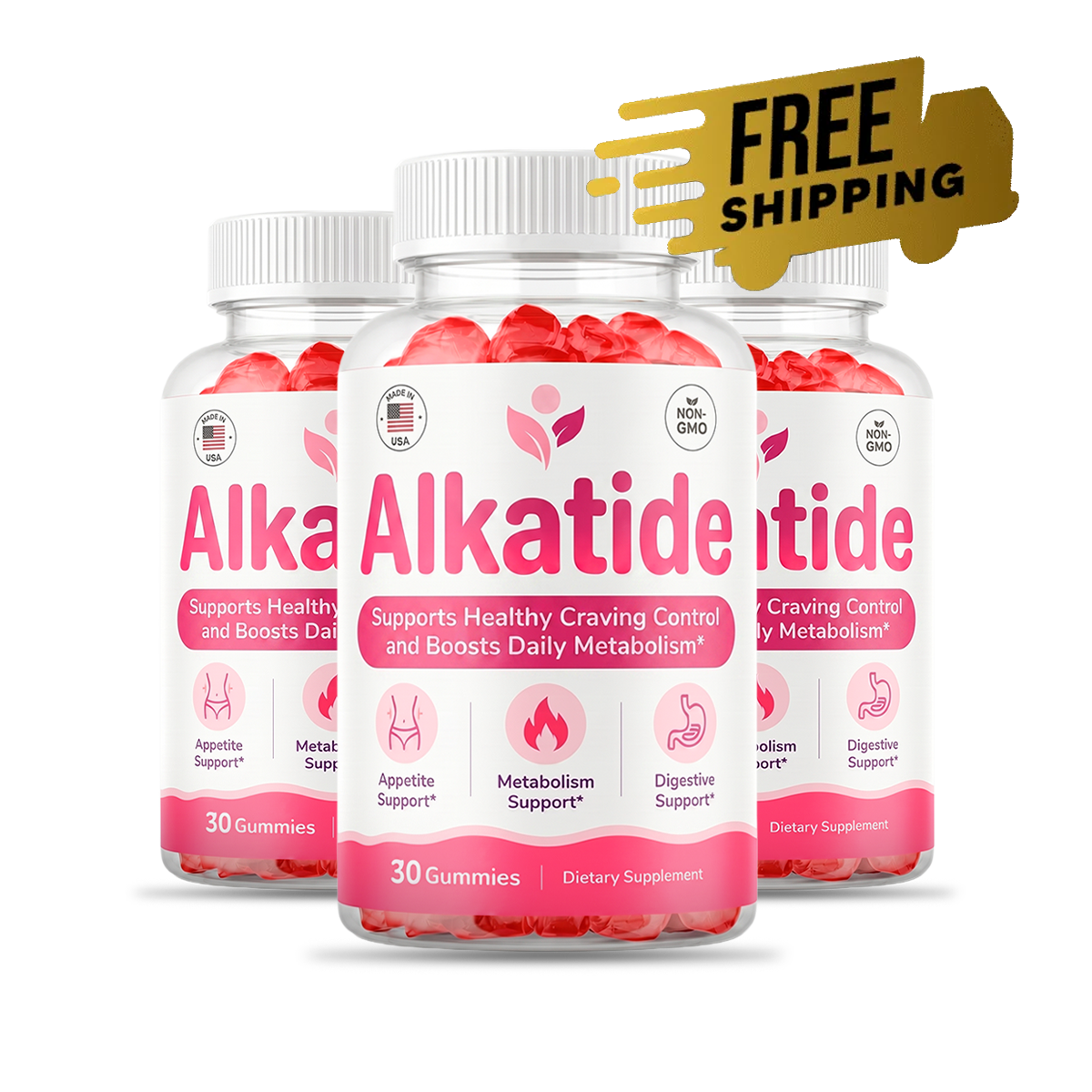 Alkatide® metabolism gummy — 3 bottle pack